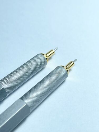 Vintage Rotring 600 retractable mechanical pencil gold tip 0.5 and 0.7, Germany - Picture 6 of 9