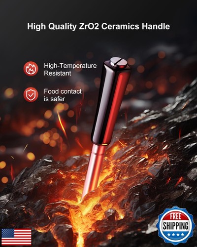 Bluetooth Meat Thermometer Wireless Probe for Smoker 500ft, Fitflavor Digital - Picture 4 of 5