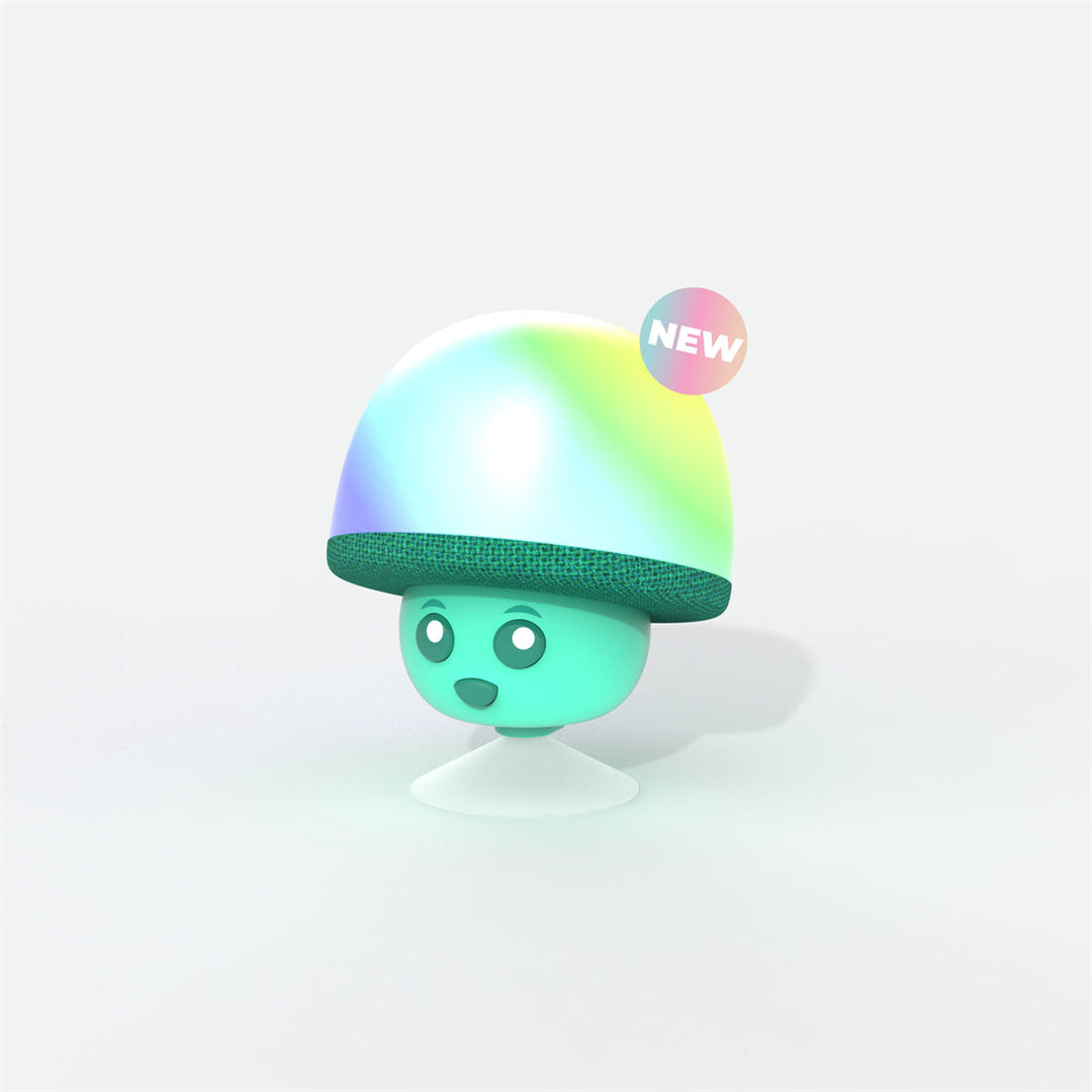 Mega Mush Altoparlante Bluetooth Led Green | Mob
