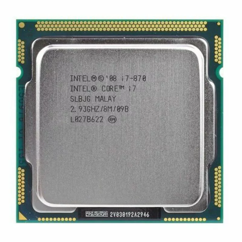 Arctic calorie Visser INTEL CORE I7-870 PROCESSOR 2.93GHZ/8M/2.5GT/s(SLBJG)LGA 1156 Socket H CPU 735858210461 | eBay Arctic calorie Visser INTEL CORE I7-870 PROCESSOR 2.93GHZ/8M/2.5GT/s(SLBJG)LGA 1156 Socket H CPU 735858210461 | eBay