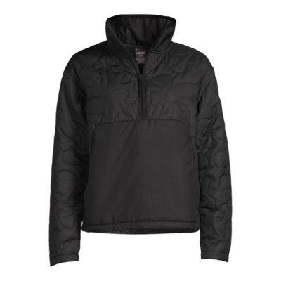 NWT Avia Women's Quarter Zip Jacket Mock Neck Black Size L, XXXL