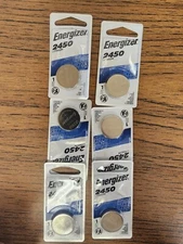 6 Pcs Energizer CR2450 ECR2450 CR2450 3V Lithium Coin Cell Button Battery Fresh