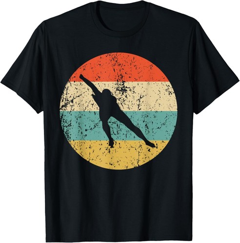 Speed Skating Shirt - Vintage Retro Speed Skater T-Shirt Hoodie T-Shirt Hoodie