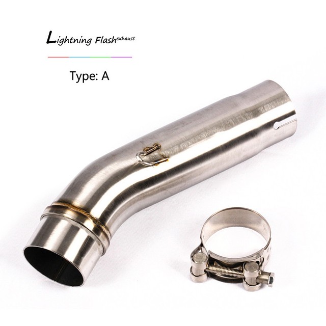 For Honda CB400 20082017 Exhaust Pipe 51mm Motorcycle Mid Pipe Slip On