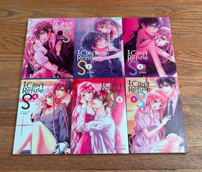I Can't Refuse S Volume 1-6 Ai Hibiki COMPLETE English Manga Lot Bundle Set