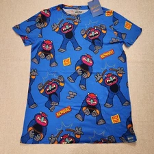 Cakeworthy My Pet Monster AOP TShirt M Blue NEW