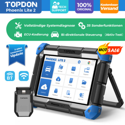 TOPDON Phoenix Lite 2 KFZ OBD2 Diagnosegerät ECU Coding Alle System Active Test
