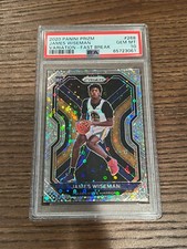PSA 10 2020-21 Panini Prizm James Wiseman Prizm Fast Break Variation Rookie 268