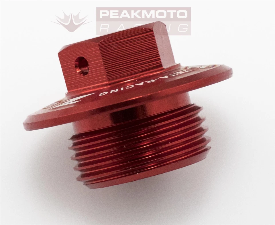ZETA - ZE89-2210 - Oil Filler Plug Red Suzuki RM80 RM85 01-16, RM125 RM250 01-08 - Image 2 of 4