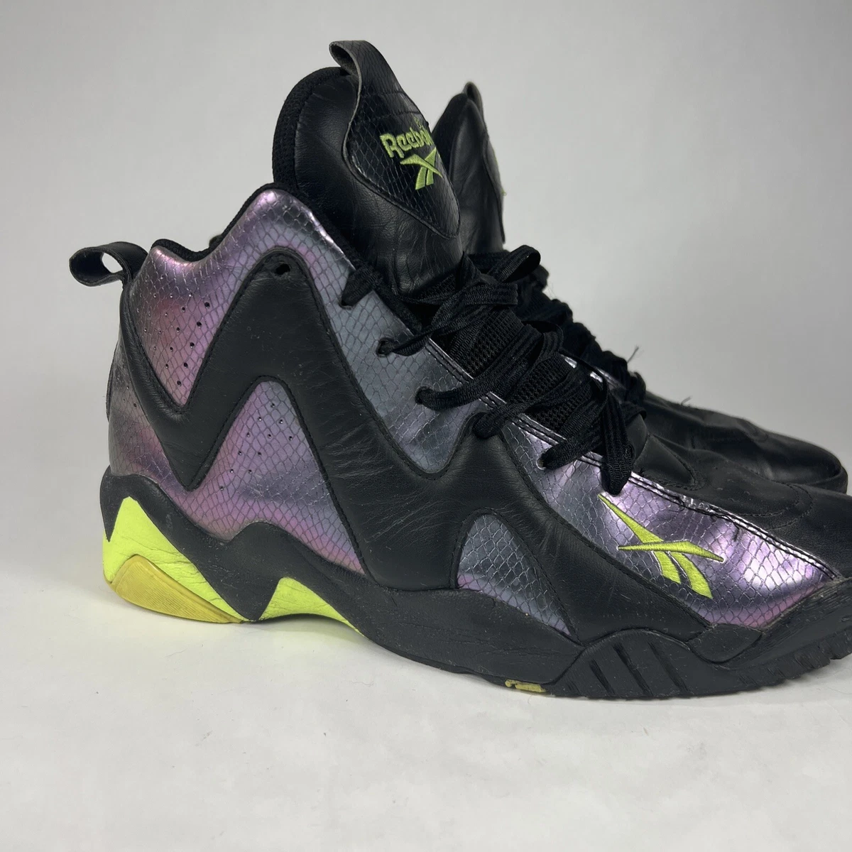 Reebok Kamikaze II Mid 2 Shawn Kemp Nocturnal Purple Black Shoe