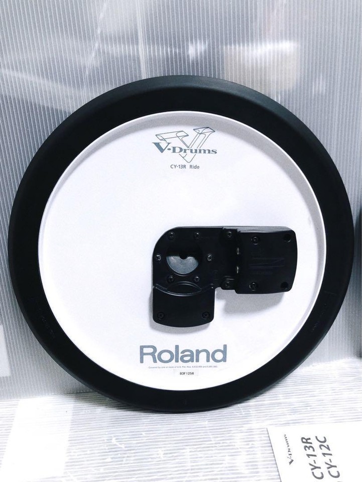 Roland VCymbals CY12C & CY13R Set 12 Crash & 13 Tested Electronic