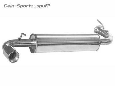 Ragazzon Sportauspuff Lancia Delta Integrale Evo 2 2.0l 16V 102mm gerollt