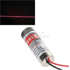 1/2/5PCS 5mW 650nm Line Red Laser Module Focus Adjustable Laser Head 5V Module