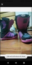 ThirtyTwo 32 - Lashed | 2013 - Womens Snowboard Boots sz 8 Pink/Purple PINK SOLE