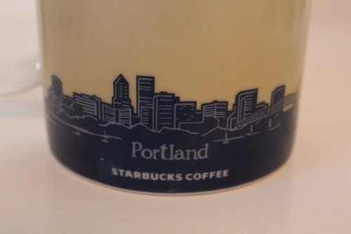 Starbucks 2012 Portland 16 oz Ceramic Coffee Mug - Picture 5 of 8