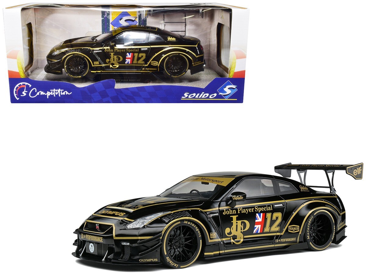 ソリド1/18 日産 GT-R R35 LB WORKS 2022(ブラック)