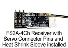 FS2A-4CH 2A Mini Vertical Servo Pins PWM Output for Flysky i6, i6X, i6S, GT5 Tx