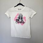 Barbie Hybrid Shirt Juniors Large White Tee Short Sleeve Graphic Front Classic