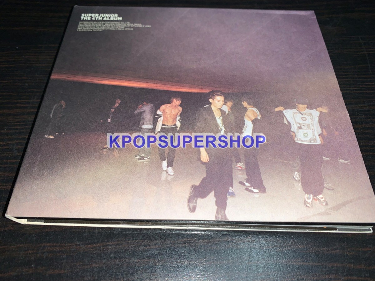 Super Junior The 4th Album Bonamana Photobook Sungmin Photocard CD