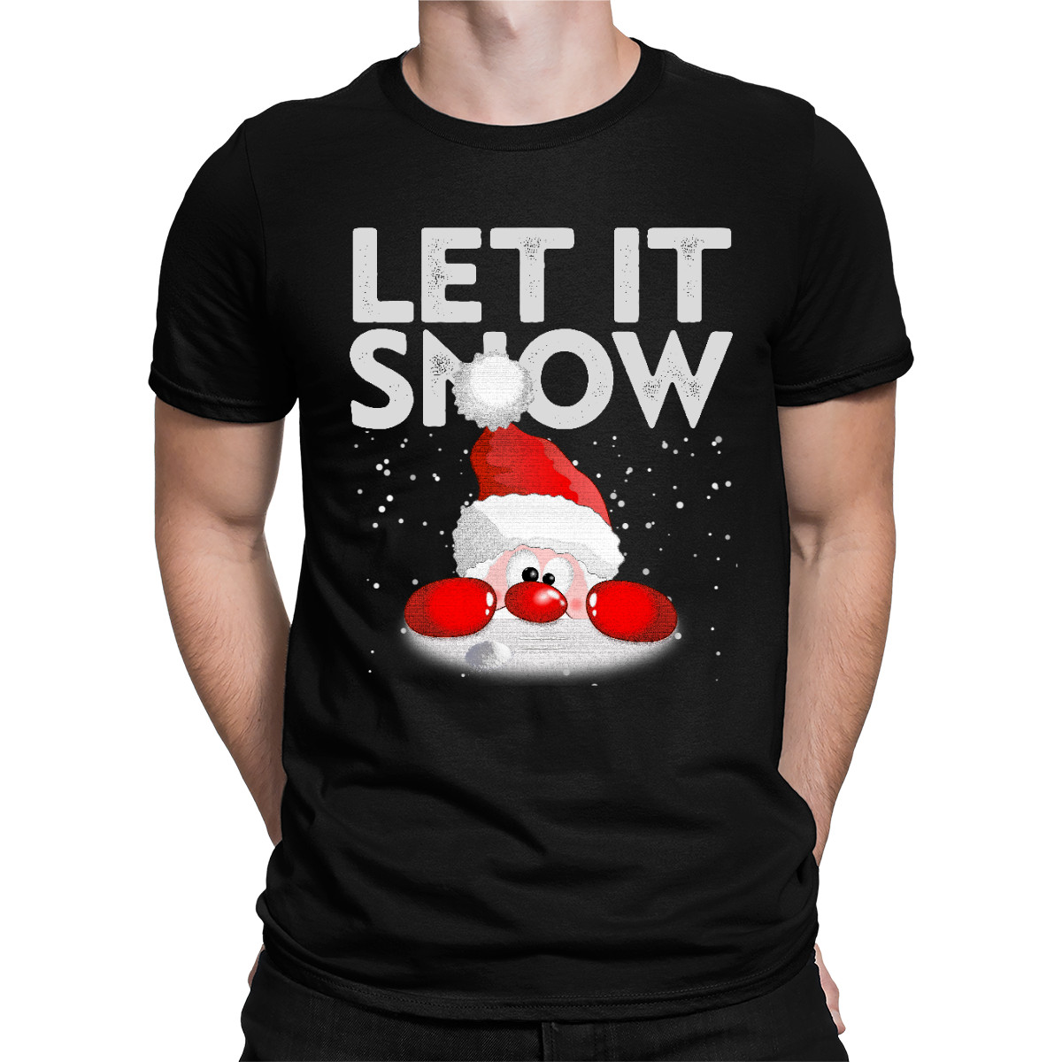 Let It Snow - Weihnachten Weihnachtsgeschenk Herren T-Shirt