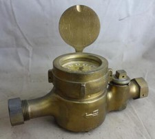 alte Wasseruhr mit Quarzuhr Geschenk Rente Klempner Carld Andrae Stuttgart