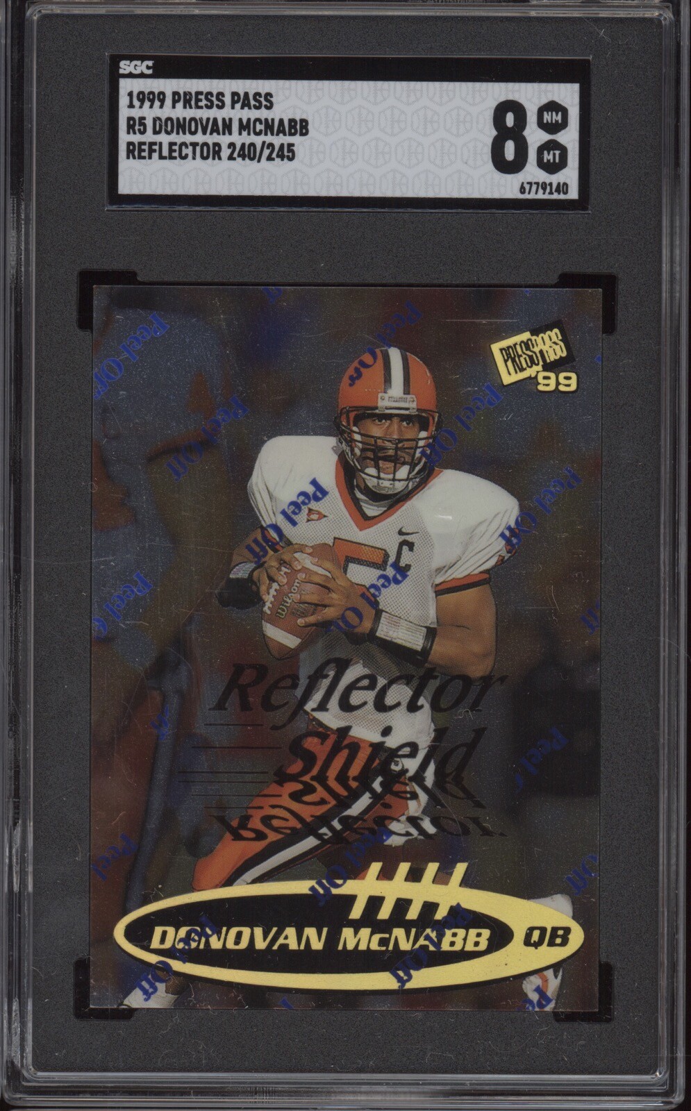 Donovan McNabb Press Pass #R5 Reflector w/Coating