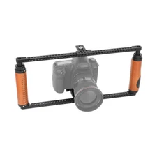 CAMVATE Camera Cage Frame with Manfrotto-Type QR Plate for Larger DSLR Camera