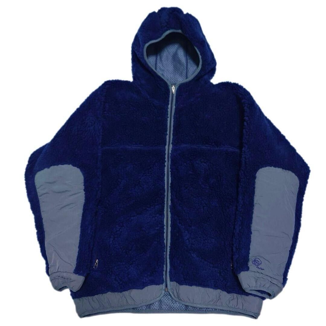 2004 Vintage Patagonia Retro Rhythm Hoodie, Size L, Blue New 2004 Vintage Patagonia Retro Rhythm Hoodie, Size L, Blue New