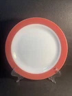 Vintage Pyrex 12-3/8"  Serving Chop Plate w/ Red Band Made in USA  Great Shape!!