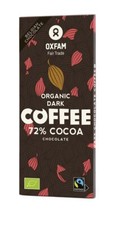 DUNKLE SCHOKOLADE MIT FAIR TRADE BIO-KAFFEEKÖRNERN 100 g - OXFAM
