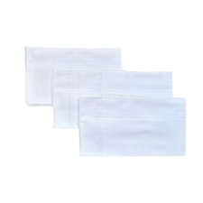 100 Cotton Handkerchiefs for Men, 12-Piece Hankies Set For Grandpa