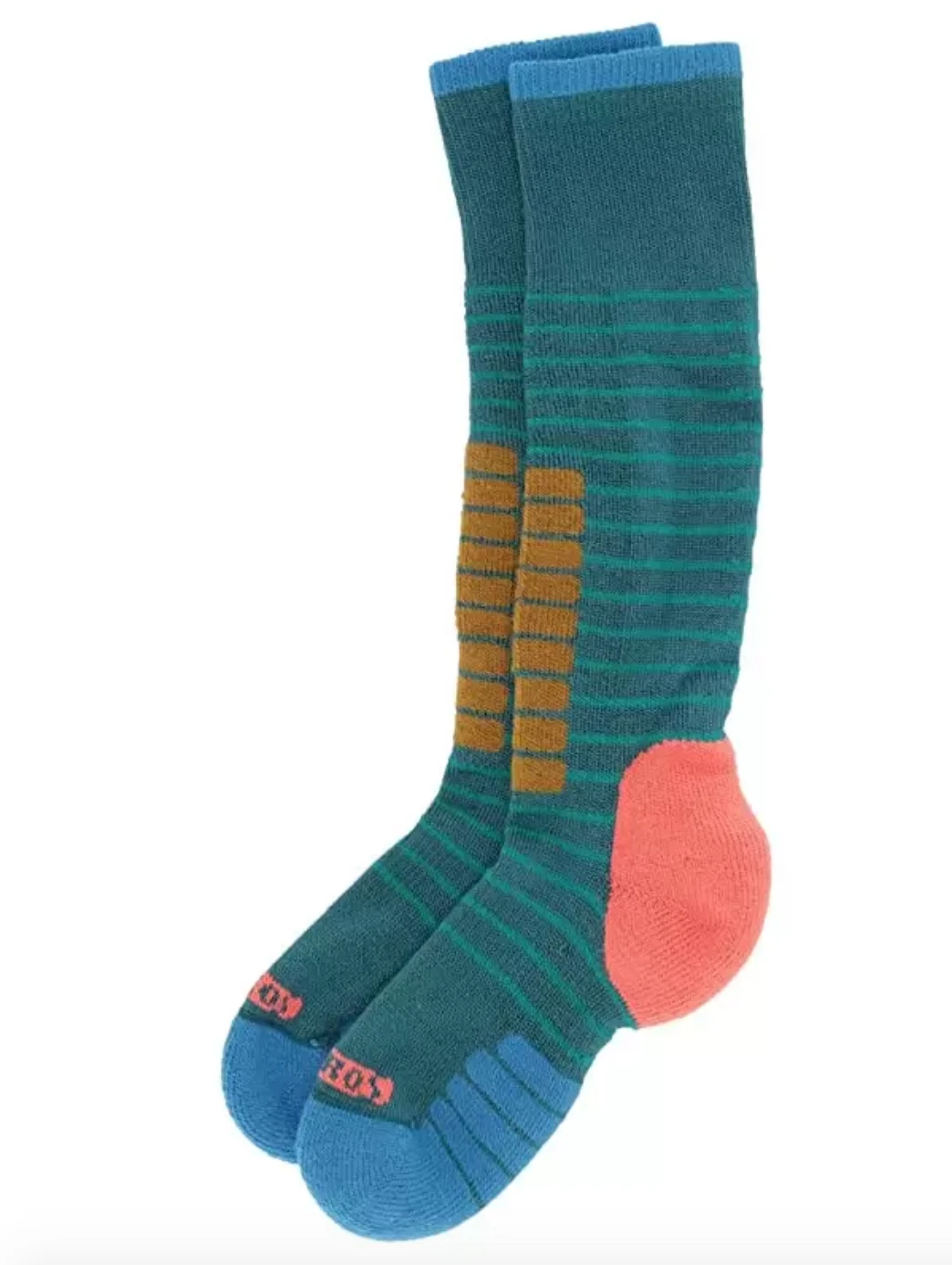 Chaussettes de ski multicolores Eurosock L9109 garçons taille XS