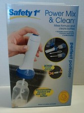 Safety 1st Power Mix  Clean Mixes Formula And Cleans Bottles, Fast, Free Ship