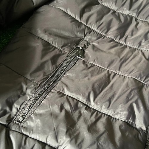 Abercrombie kids Hooded Faux Fur Lined Puffer Zipper Black Jacket Size 11-12 - Picture 5 of 15