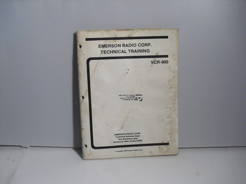 Emerson VCR-900 Technische Schulung - Bild 2 von 2