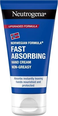 Neutrogena Norwegian Formula Fast Absorbing Hand Cream Lightweight 75ML UK