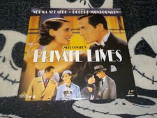 Private Lives Laserdisc LD Norma Shearer Robert Montgomery Free Ship 50 Orders