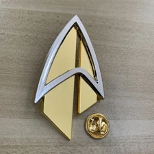 Admiral JL Picard Pin Brooch The Next Generation Communicator Badge Collectibles