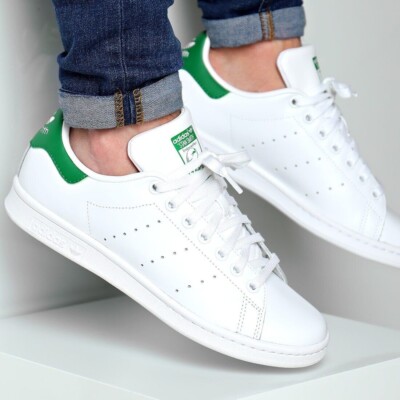 Adidas Stan Smith Cloud White Green Originals FX5502 Multiple Sizes