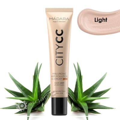 Madara Organic Natural Hyaluronic Anti Pollution CC Cream SPF15 Light 40ml