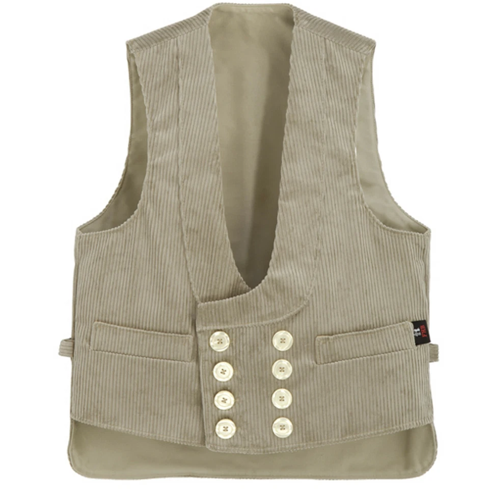FHB Zunftweste EMIL Trenkercord mit Nierenschutz Zunft-Weste 13 beige 50026 - Bild 1 von 1