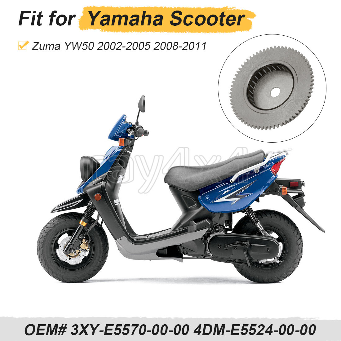 Starter Clutch Assembly For Yamaha Zuma 50 YW50 3XY-E5570-00-00