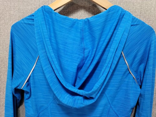 Zella Easy Breezy Long Sleeve Hoodie Small Blue Light Weight C25 - Picture 13 of 13