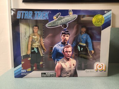 2018 Star Trek Two 8'' MIRROR SPOCK KIRK Limited Mego New