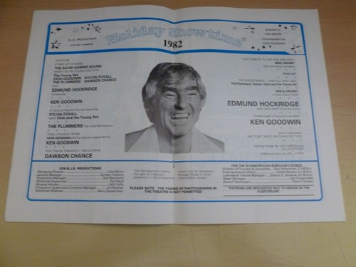 Ken Goodwin Edmund Hockridge Floral Hall Theatre Scarborough Program 1982 - Picture 4 of 4