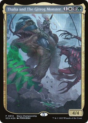 Thalia and The Gitrog Monster Game Day & Store Championship Promos 12 Foil