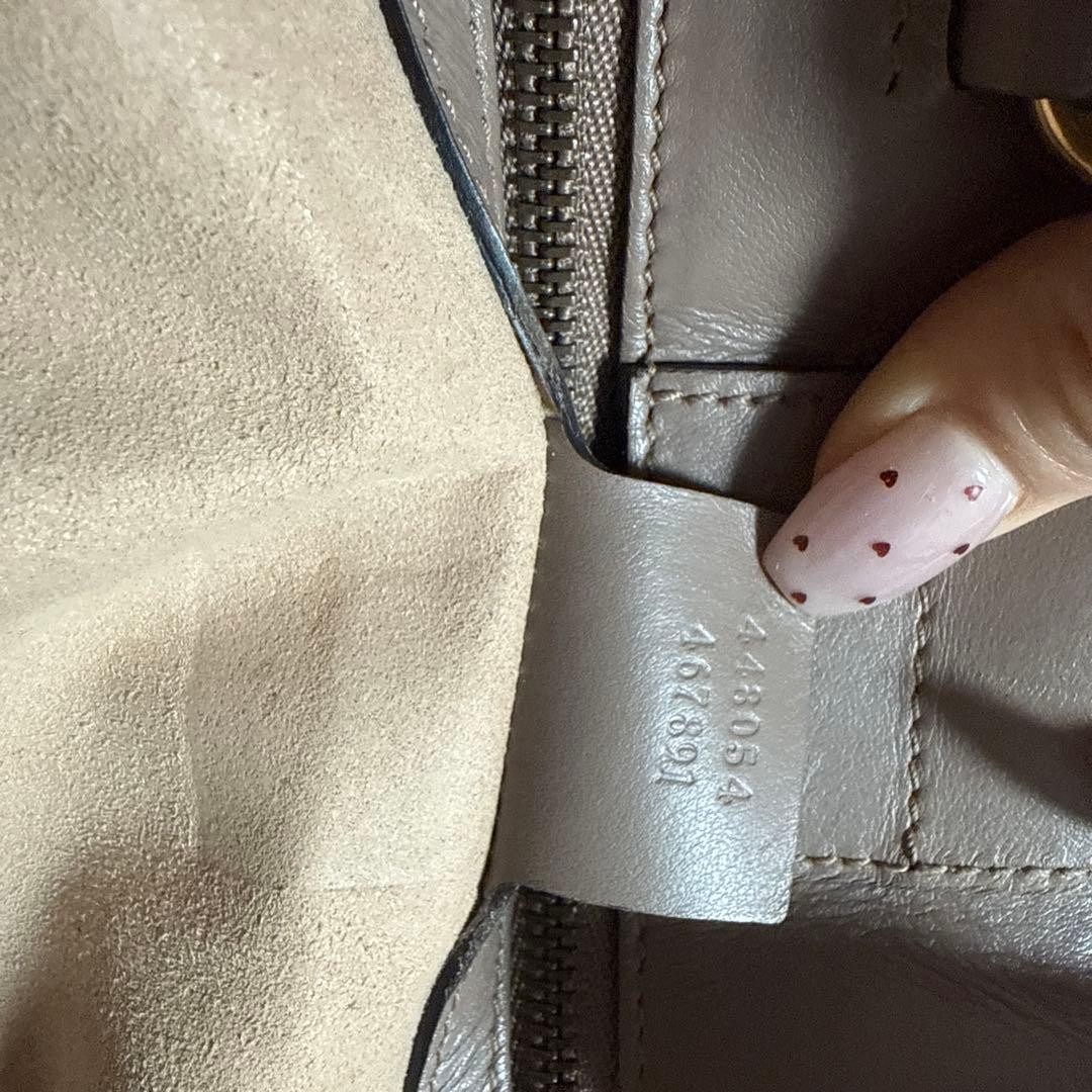 GUCCI Marmont GG Shoulder Hand Bag Magnetic Leather Beige Pink Gold Hardware thumbnail 14