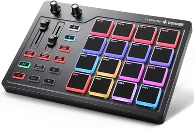 Donner Midi Controller 16 Pads USB Typ-c STARRYPAD EC3305