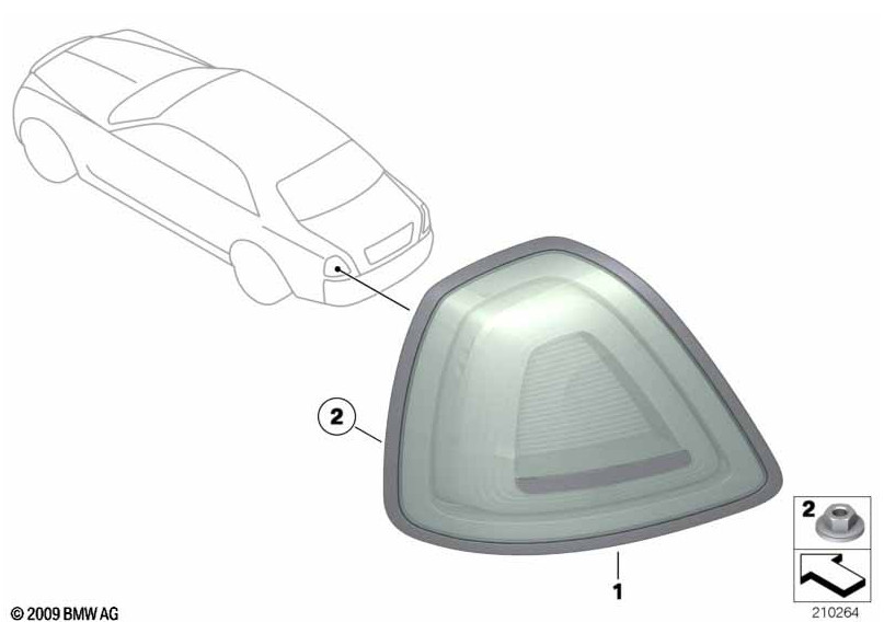Rolls-Royce Dawn 2017-2023 REAR+LEFT Tail light