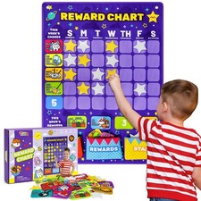 25.5x19 inch Incentive Chart Behavior Reward Training Chore Schedule Kids